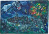 Marc Chagall, Les amoureux de Saint-Paul de Vence, 1958-1960, oil on canvas