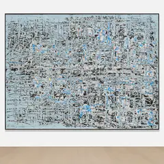 Mark Bradford, The Less Common Royalness, 2014, mixed media on canvas