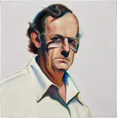 Wayne Thiebaud, Self-Portrait, 1973, oil on canvas