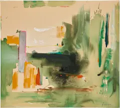 Helen Frankenthaler, Paloverde, acrylic on canvas