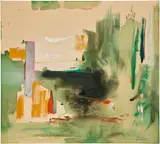 Helen Frankenthaler, Paloverde, acrylic on canvas