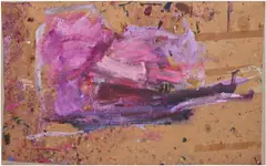 Martha Jungwirth, Untitled, 2017, oil on paper mounted on canvas