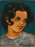 Francis Picabia, Untitled, 1942-1943, pencil and oil on cardboard