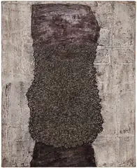 Jean Dubuffet, Barbe des rites, oil on canvas