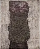 Jean Dubuffet, Barbe des rites, oil on canvas