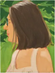 Alex Katz, Study for Ada in Spain, 1981, oil on Masonite