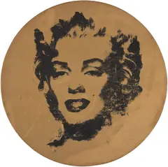 Elaine Sturtevant, Warhol Gold Marilyn, 1973, acrylic and silkscreen ink on canvas
