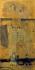 Robert Rauschenberg, South Haunt (Borealis), 1990, acrylic and tarnishes on brass