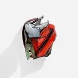 John Chamberlain, Lucy Snaggletooth, 1976, painted and chromium-plated steel