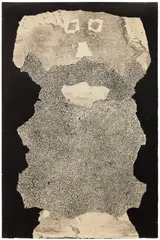 Jean Dubuffet, Barbe de captation des ondes, India ink and collage on paper