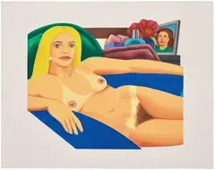 Tom Wesselmann, Final Study for Kate Nude, 1977, oil on canvas