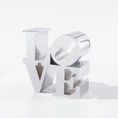 Robert Indiana, LOVE, 1966, stainless steel