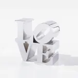 Robert Indiana, LOVE, 1966, stainless steel