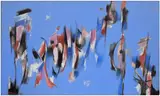 Norman Lewis, Untitled (Blue Abstraction), 1966, oil on canvas