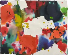 Sam Francis, Untitled, 1972, gouache on paper