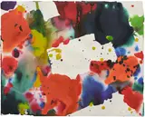 Sam Francis, Untitled, 1972, gouache on paper