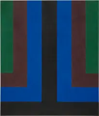 Howard Mehring, Blue Note, 1964, acrylic on canvas