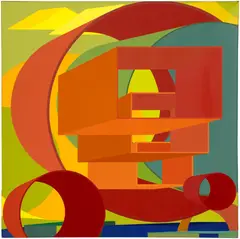 Al Held, Cumulus Cluster I, 1991, acrylic on canvas