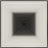 Richard Anuszkiewicz, White to Black