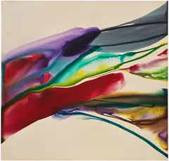 Paul Jenkins, Phenomena Grey Dictates, 1965, acrylic on canvas