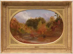 Thomas Cole, Catskill Stream, Autumn Foliage, 1828, oil on panel
