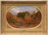 Thomas Cole, Catskill Stream, Autumn Foliage, 1828, oil on panel