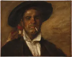 William Merritt Chase, Head of a Spaniard, 1905, oil on canvas
