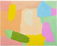 Etel Adnan, Automne, 2020, oil on canvas
