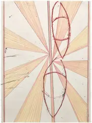 Mark Grotjahn, Untitled (Butterfly with Eyes), 2007, colored pencil and oil on paper