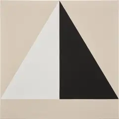 Carmen Herrera, Blanco y Negro, 2012, acrylic on canvas