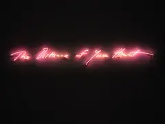 Tracey Emin, The Distance of Your Heart, 2019, neon