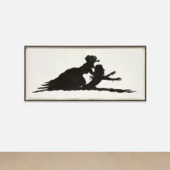 Kara Walker, Survivors (Not For Long), 2016, cut paper on paper