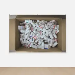 Wolfgang Tillmans, 17 years' supply, 2014, inkjet print on paper, with clips