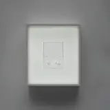 Do Ho Suh, Exit Series: Intercom, 348 West 22nd Street, New York, NY 10011, USA, 2016, polyester fabric, stainless steel wire, and glass display case with LED lighting