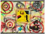 David Wojnarowicz, Untitled, 1993, spray paint, marker and acrylic on paper