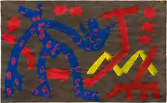 A. R. Penck, O.T, 1981, gouache on paper