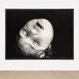 Robert Longo, Untitled (Daniel), 2007, charcoal on mounted paper