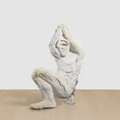 Thomas Houseago, Cyclops No. 1, 2009, Tuf-Cal, hemp and iron rebar
