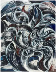 Rising Tide 01 by Yuan Fang, 2023, acrylic on canvas, sold May 2026