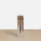Theaster Gates, Stack 6901.16., 2011, white mixed concrete, wood and pulverized glass