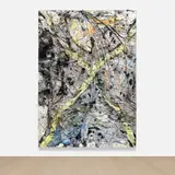 Angel Otero, Untitled, 2013, oil and paint skins collaged on canvas