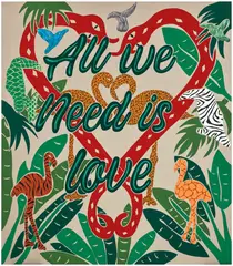 Joel Mesler, All We Need Is Love, 2021