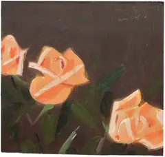 Alex Katz, Study for Pink Roses 1, 2012, oil on board