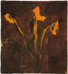 Christine Safa, Tournesols, 2023, oil on canvas
