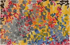 Lynne Mapp Drexler, Paper Work #186, 1959, gouache on paper