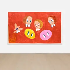 André Butzer, Untitled, 2022, acrylic on canvas
