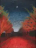 Madsaki, Untitled, 2022, acrylic and aerosol on canvas