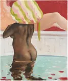 Julio Larraz, Study for "Emperor & the Slave"