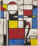 Francisco Matto, Naturaleza muerta, 1962, oil on board mounted to wood