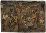 José Gurvich, Los siete pecados capitales, 1967, oil on board